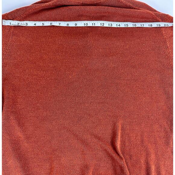 Dockers Size XLT Tall Collared Rust Brown Long Sleeve Sweater Argyle Polo Knit - Picture 7 of 9